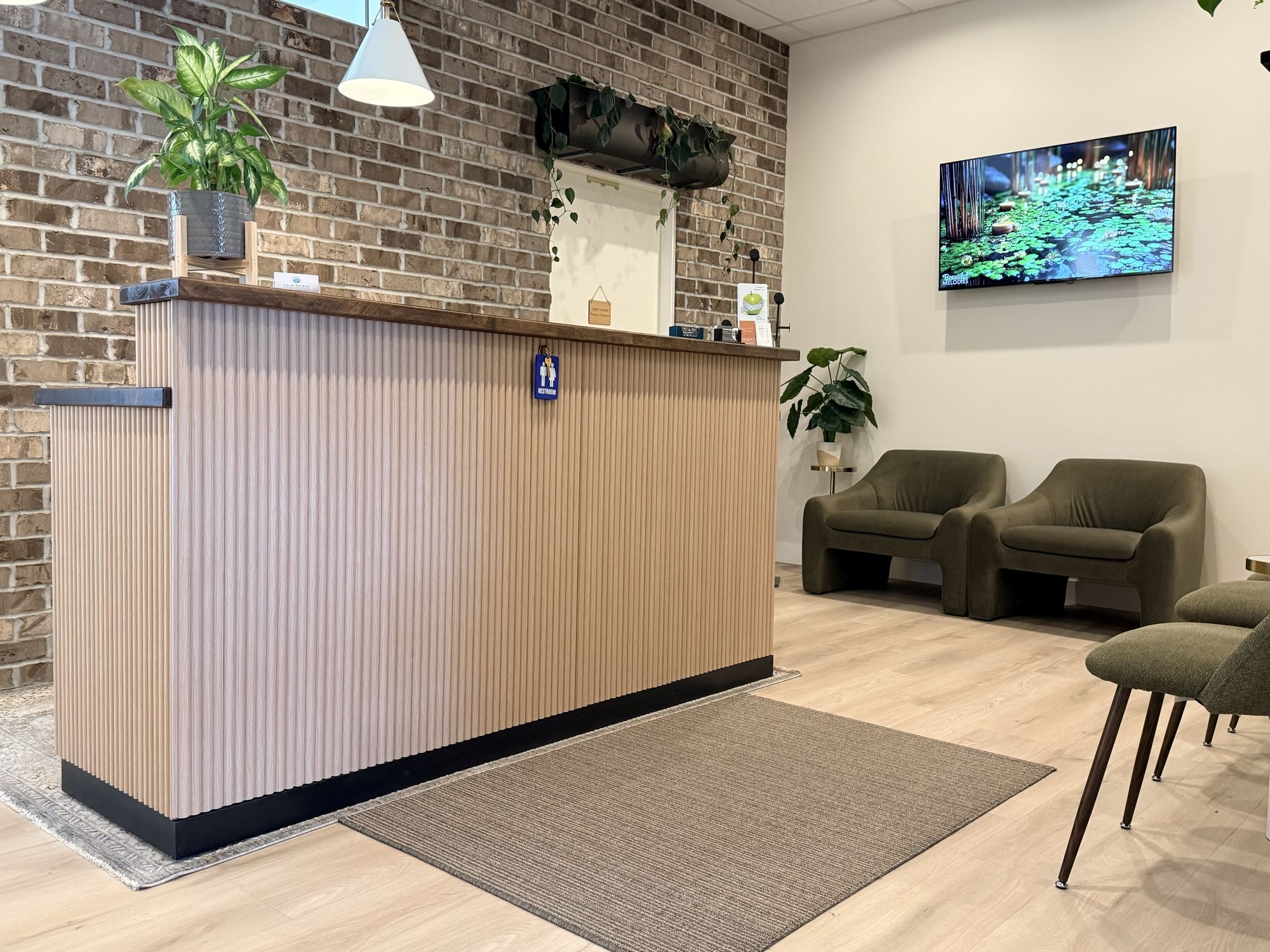 The reception area at The Healing Space Counselling